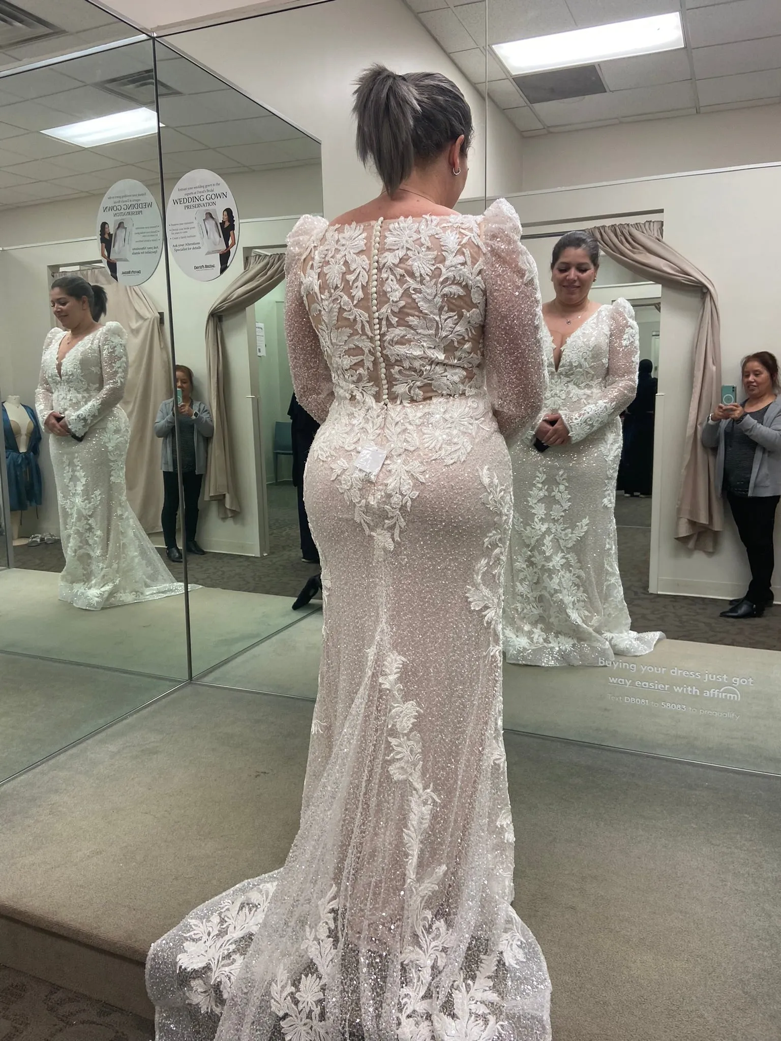 Bridal gown alteration and fitting work by Brides Oasis