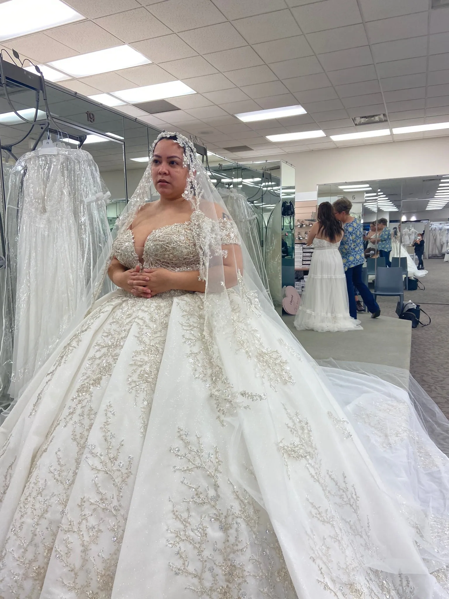 Bridal gown alteration and fitting work by Brides Oasis