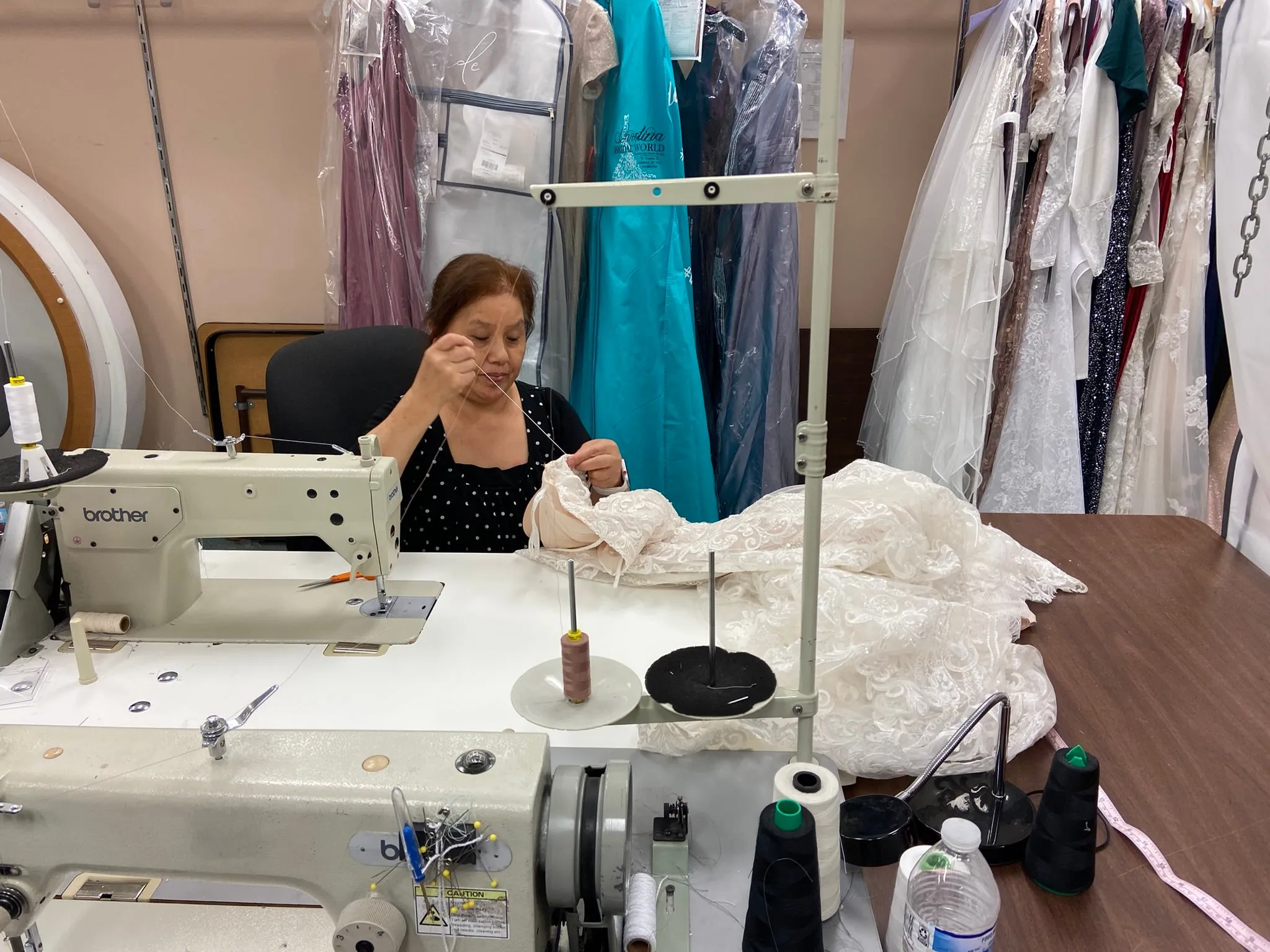 Angela, owner and stylist at Bride's Oasis